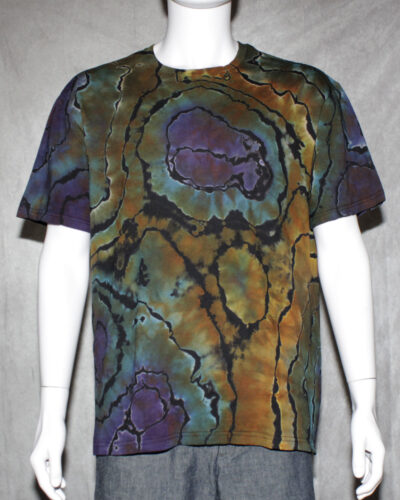 Geode Purple Tone Reverse Tie Dye T Shirt