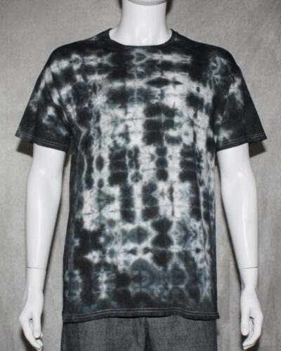 Glitch Black and White Tie Dye T-Shirt