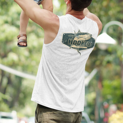 Hooked On Fishing Tank top