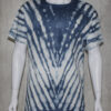 V Pattern Indigo Tie Dye T-Shirt