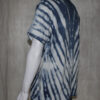 V Pattern Indigo Tie Dye T-Shirt - Image 4