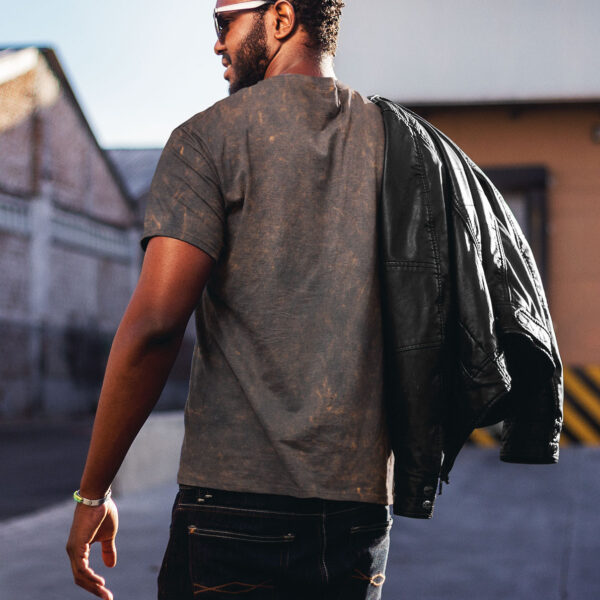 LAMB Skull Acid Wash Tie Dye T-shirt - Image 4