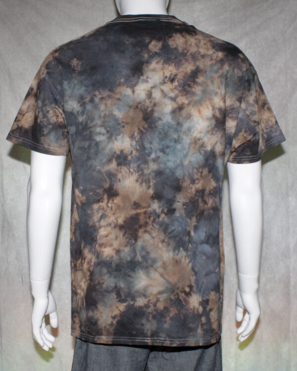 Marble Black Tie Dye Crumple T-shirt - Image 5