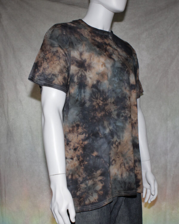 Marble Black Tie Dye Crumple T-shirt - Image 2