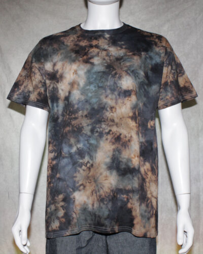 Marble Black Tie Dye Crumple T-shirt