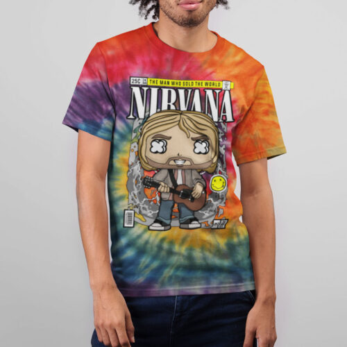 NIRVANA Rainbow Tie Dye T-shirt