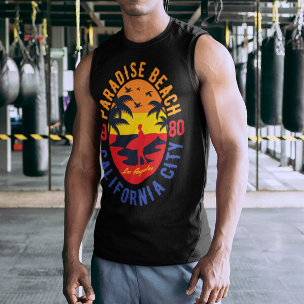 Paradise Beach California Tank top - Image 4