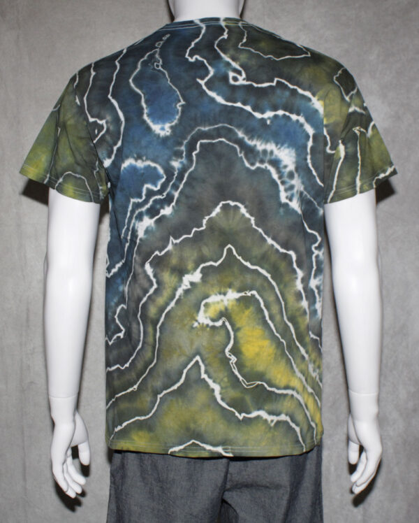 PEACE Sign Geode Tie Dye T Shirt - Image 4