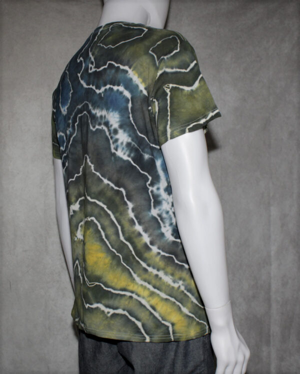 PEACE Sign Geode Tie Dye T Shirt - Image 3