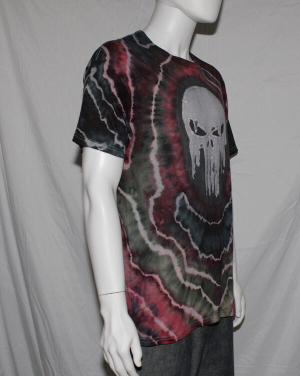Tie Dye Punisher Design Unisex T-shirt - Image 2