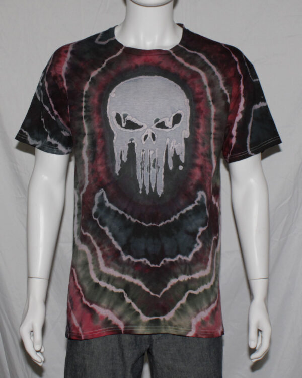 Tie Dye Punisher Design Unisex T-shirt