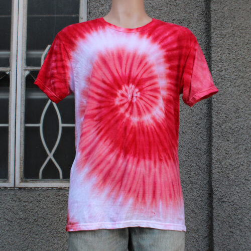 Red and Pink Spiral T-Shirt