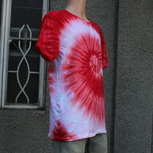 Red and Pink Spiral T-Shirt