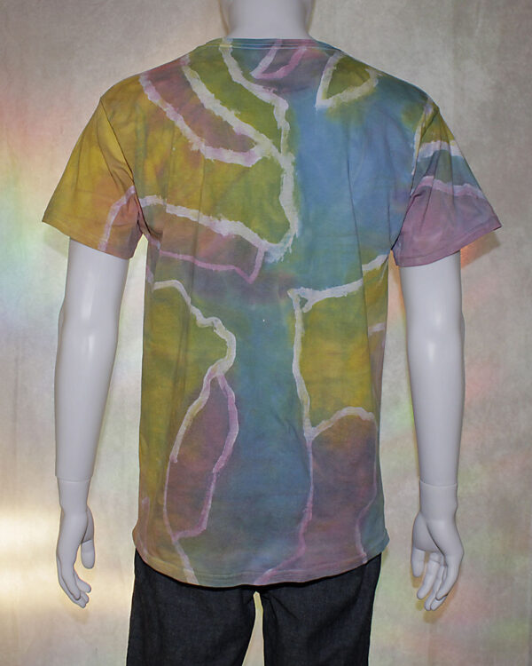 Multicolor Patchwork Tie Dye T-Shirt - Image 5