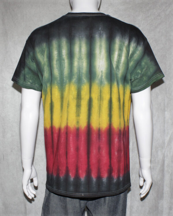 Vertical Stripes Tie Dye T Shirt - Image 4