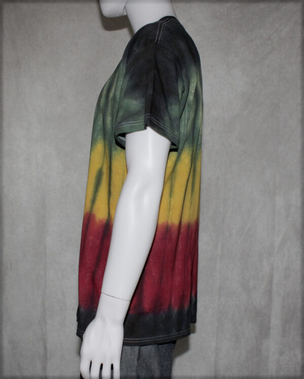 Vertical Stripes Tie Dye T Shirt - Image 3