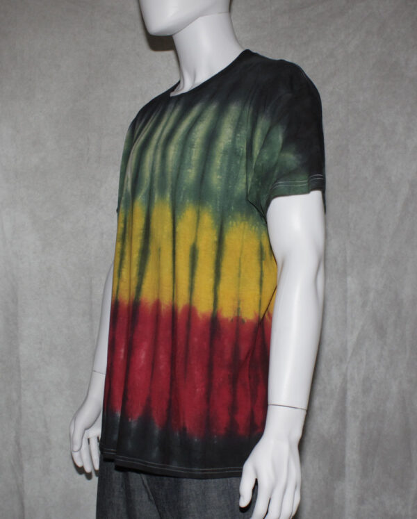 Vertical Stripes Tie Dye T Shirt - Image 2