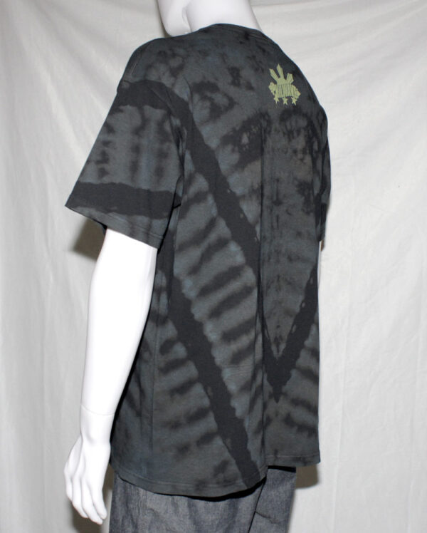 V Pattern Reverse Tie Dye T-Shirt - Image 4